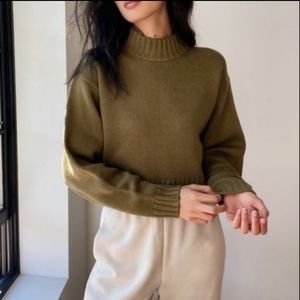 Wilfred Free Crop Wool Sweater